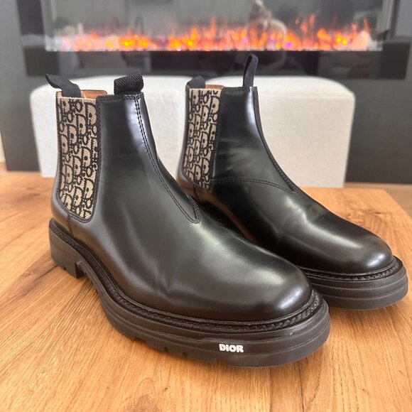 DIOR CHELSEA MEN BOOT LEATHER CALF - Picture 5 of 14
